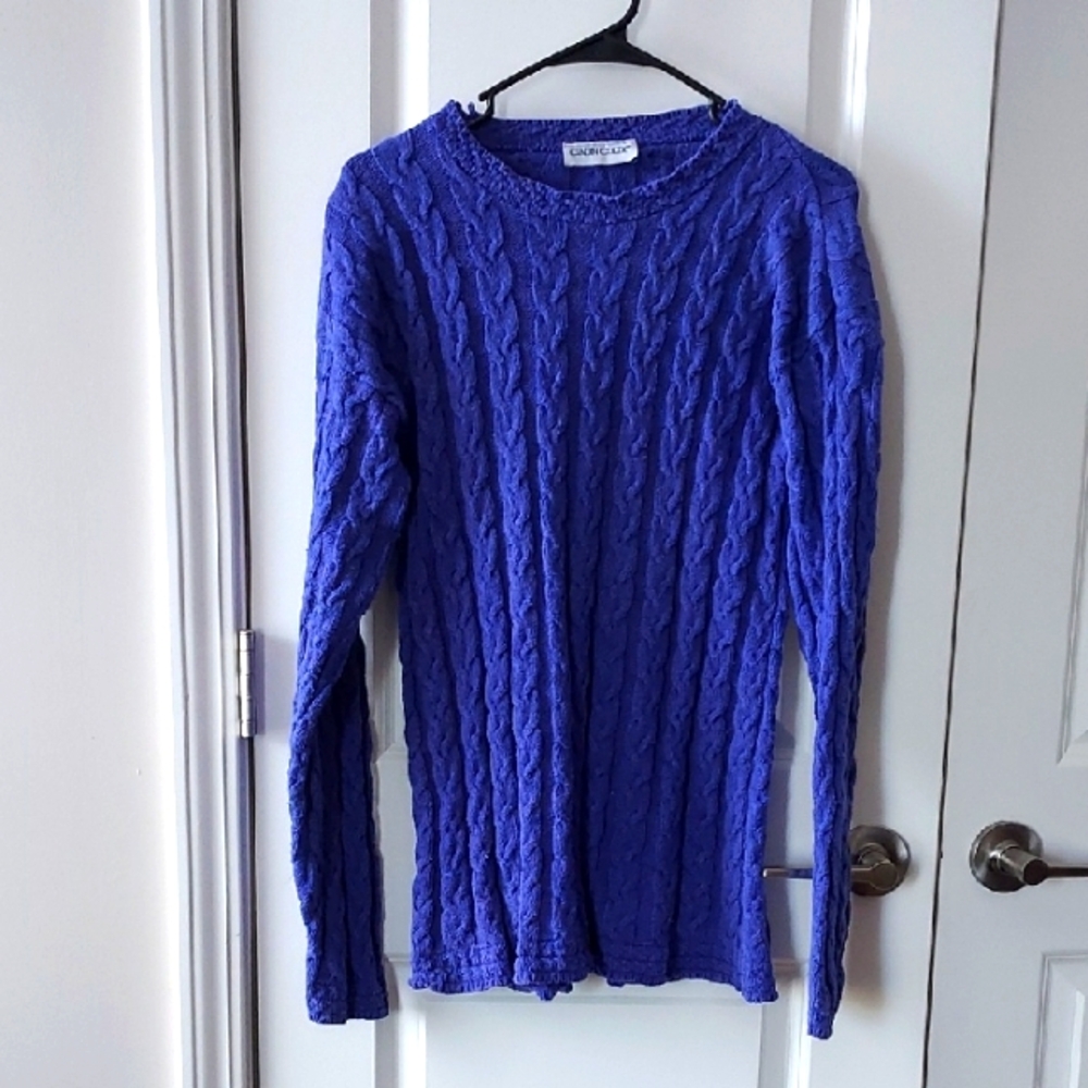 Cabin Creek Purple Knit Sweater